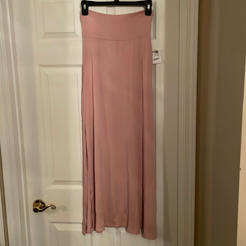 Women’s Blush Pink Maxi Skirt